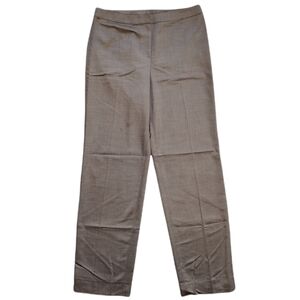 St. John Wool Blend High Rise Trouser Pants